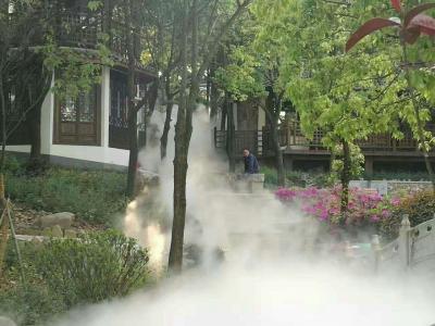 人造噴霧設備-戶外建筑景觀造霧